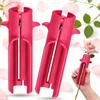 2 Piece Ergonomic Rose Stem Stripper Set Heavy Duty Plastic Thorn And Leaf Removal For Floral Arrangements And Gardening