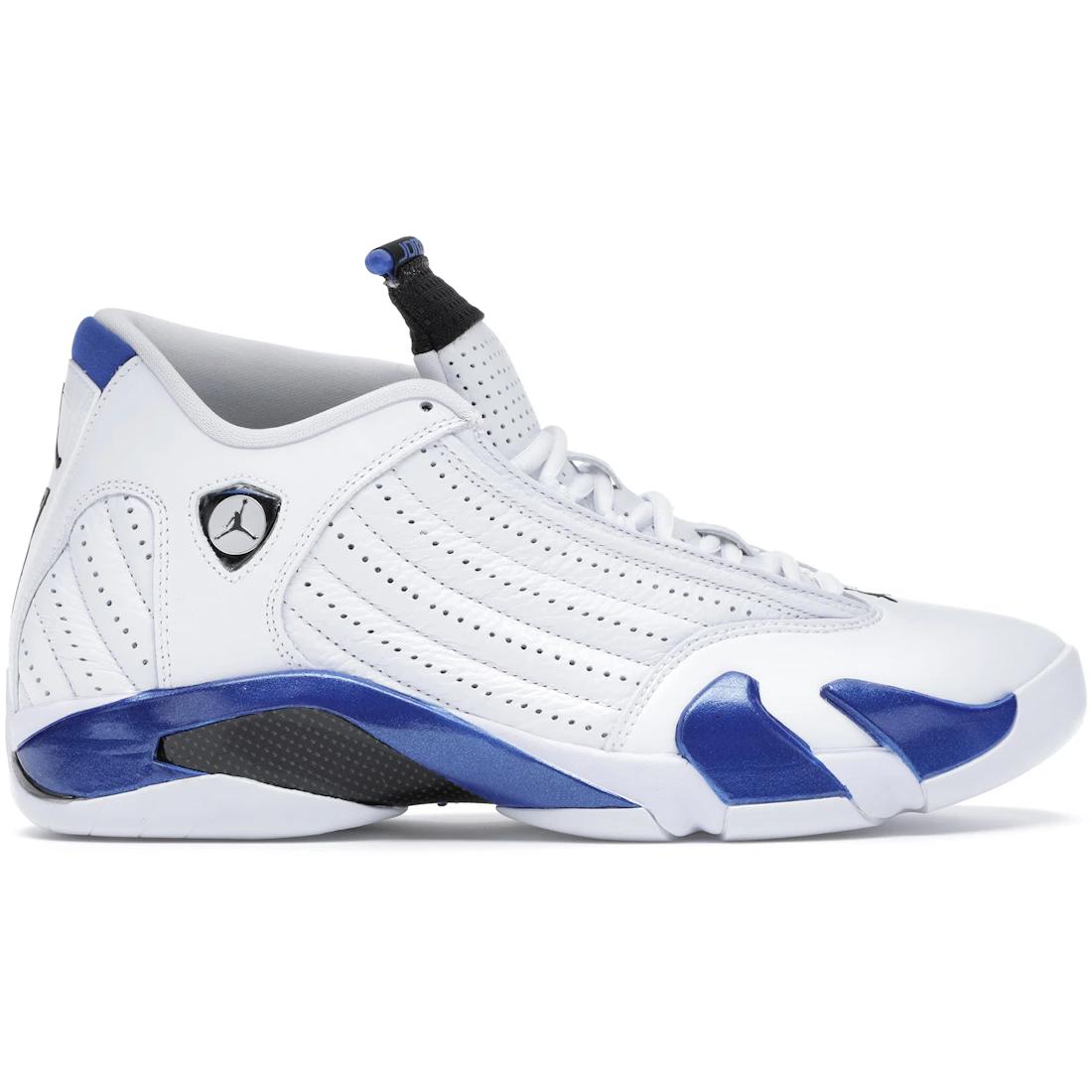 

Sneaker Jordan 14 Retro White Hyper Royal(487471-104) 41