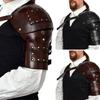Warrior Single Pauldron Leather Shoulder Armors Medieval Vikinges Shoulder Cover