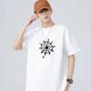 Herren Sommer neues Kurzarm-T-Shirt locker große Größen Body-T-Shirt Trend lässiges Kurzarm-T-Shirt
