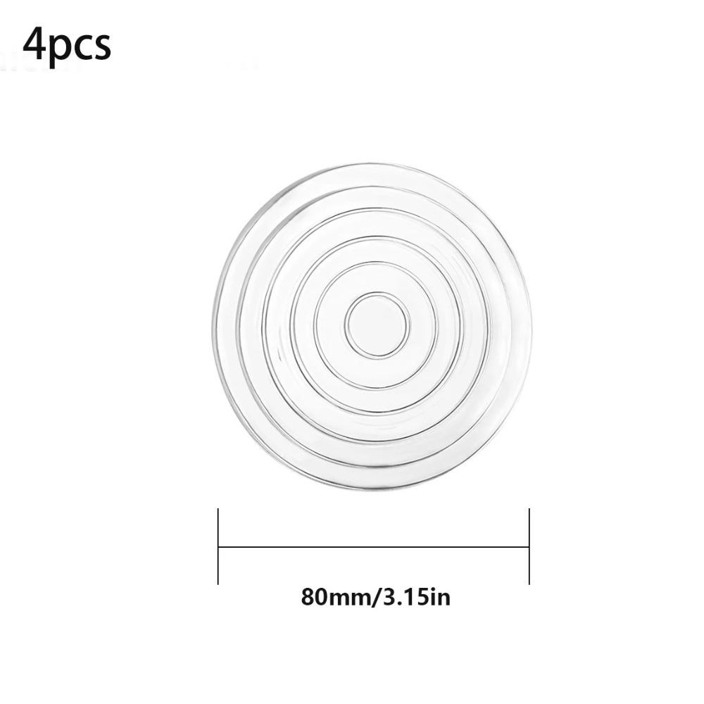 4pcs Shock-Absorbent Ccutting board feet Self Adhesive Feet Pad Portable Silicone Pads  Appliances