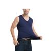 Men Thermal Vest Warm Fashion Basic Top Fitness Exercise Bottoming Baselayer Sleeveless Underwear Elastic Comfortable