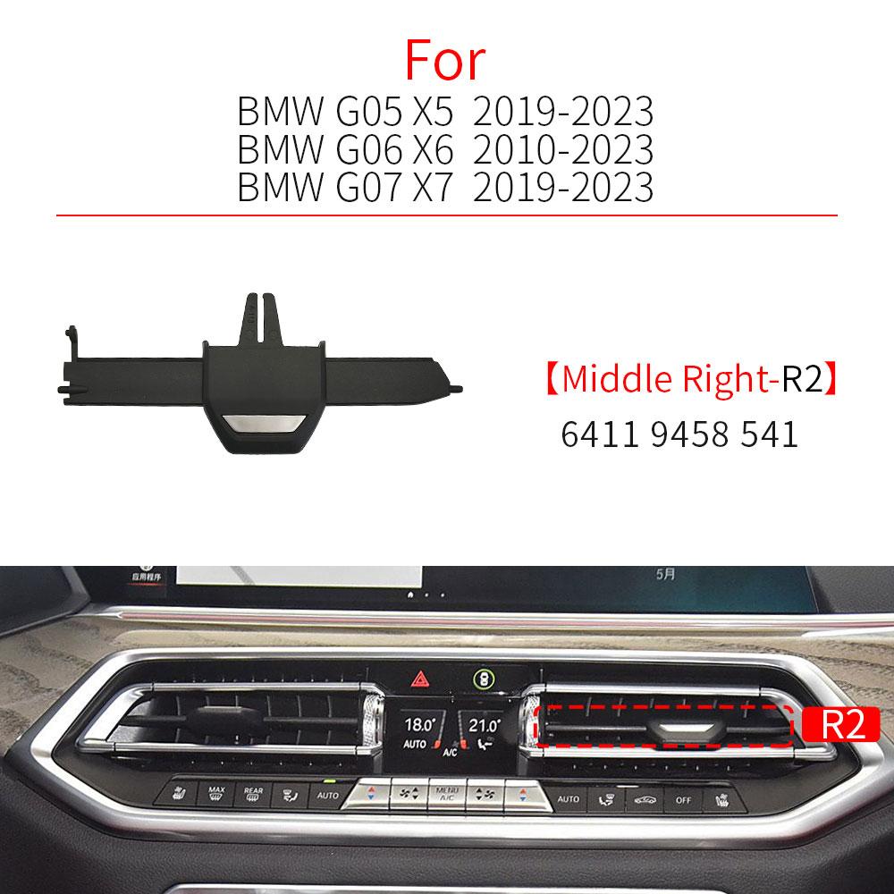 For BMW G05 G06 G07 Car Front Air Vent Grille Clip Trim Parts A/C Outlet Repair Kits Accessory For BMW X5 X6 X7 64119458541