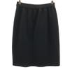 Yves Saint Laurent 90s Old Midi Length Knit Tight Skirt 7 Black Women Used