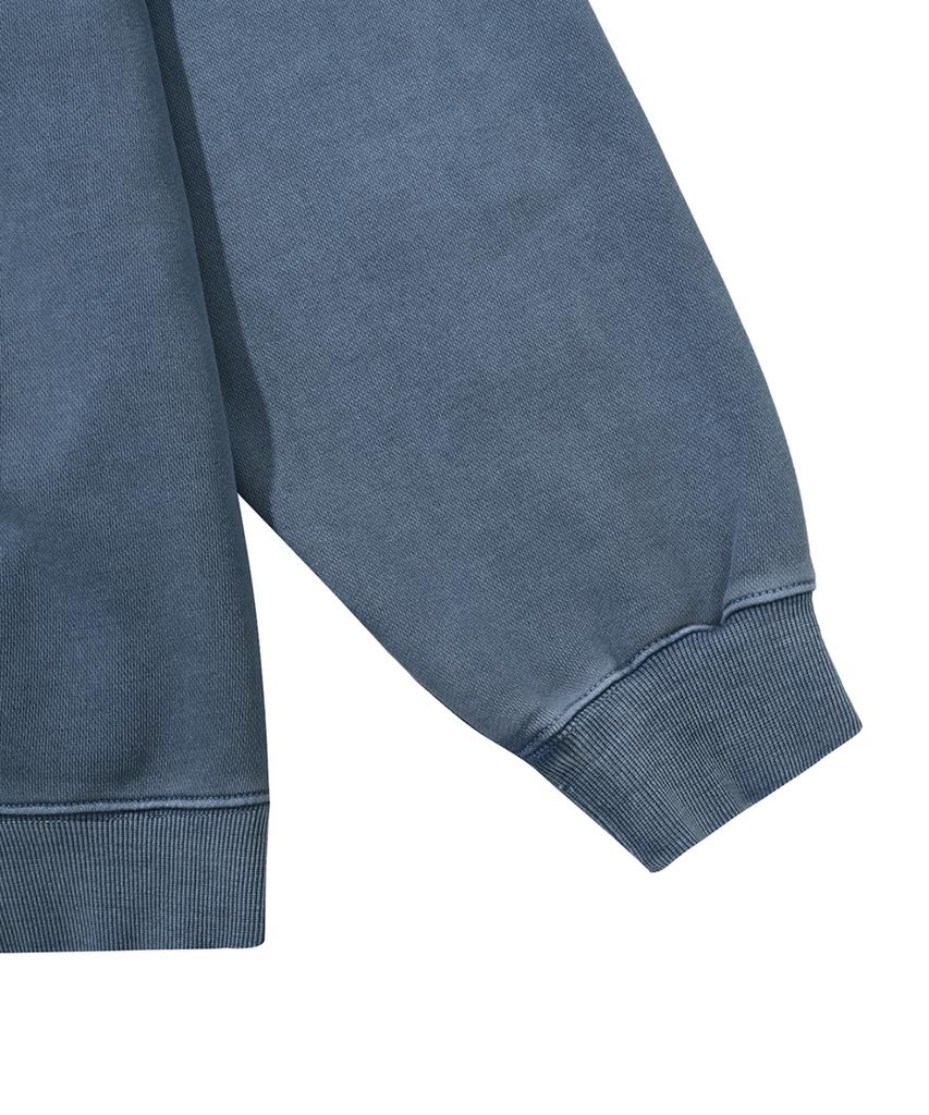 PIGMENT Typo Hoodie-Blue