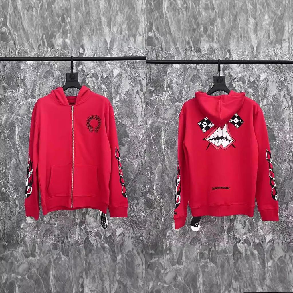 Vyšívaná mikina s křížem a podkovou pro muže a ženy - Podzimní oblečení