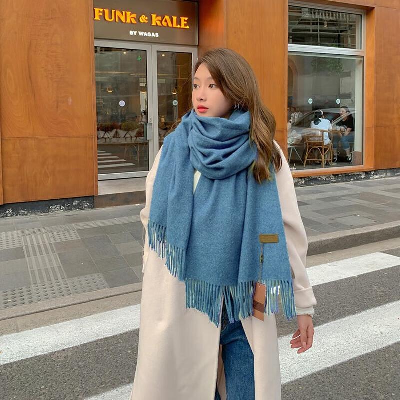 Junbie Warm Autumn/Winter Wool Tassel Scarf
