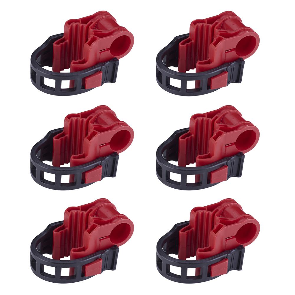 6 sztuk uchwytów na rowery, uchwyty na rowery, haki na zapasowe uchwyty, plastikowe akcesoria, nie zawiera uchwytu na rower