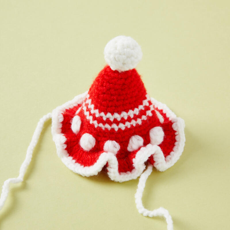 

PET drop knit hat red (26028153)