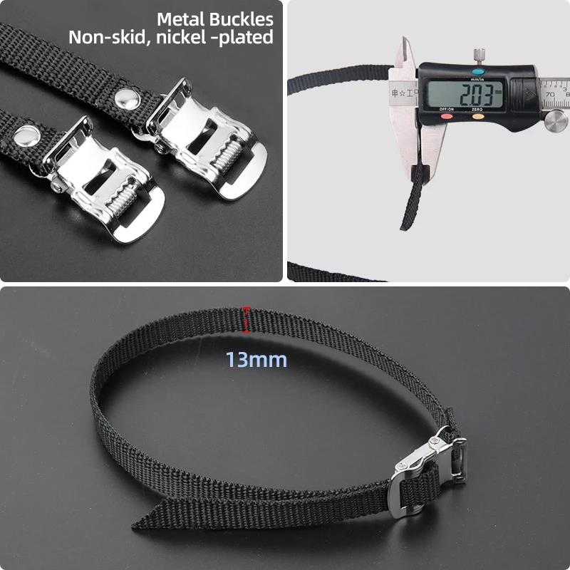 Bicycle Footboard Shoe Tip Holder Gym Spinning Bike Toes Harness Fixed Gear Racing Pedal Mount Riding Workout Demo Match Strip 6