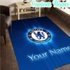 Custom Name Chelsea Football Club Crest  Rug, Office Rug, Chair Rug, Carpet for Living Rooms, Doormat Game Rug Home Decor Christmas Gifts