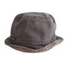 LOOKING4U On the Moment Reversible Check Bucket Hat C2 Khaki