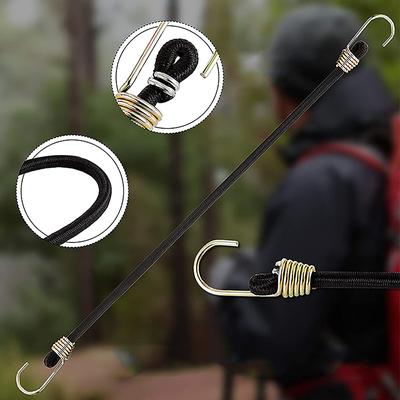 Bungee-Seil Gepäckgurte Seilhaken Stretch Tie Zelt Outdoor-Zubehör