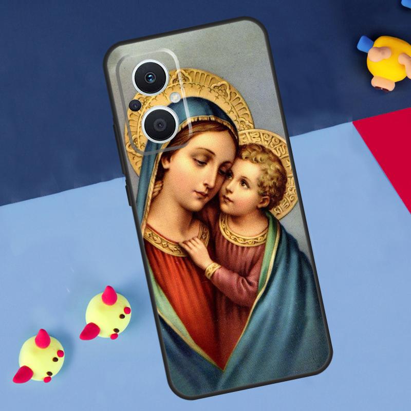 Religious Mary and Jesus For OPPO Reno 12F 13F 14F 11F 10 11 12 13 14 Pro 8T 7 8 Lite OPPO Find X9 X8 X6 X5 Pro Case