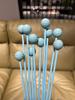 10pcs Colored Fibre Reed Diffuser Sticks Wood Ball Home Fragrance Oil Refill Sticks Aroma Diffuser Refill Stick DIY Home Decor