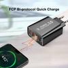 USB Wall Charging,4 Port Fast USB & USB C Charging Block,Charging Station Hubs Block Power Strips Adapter Plug