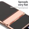 For Samsung Galaxy Z Flip4 5G Hinge Protection Phone Case PU Leather+PC Electroplating Cover