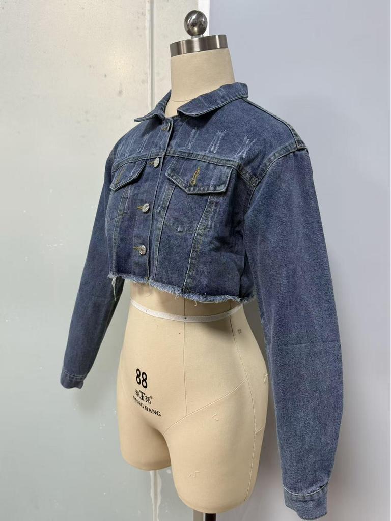 European Women's Short Denim Jacket - Spring Style