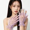 Short Polka Dot Fake Sleeves Sweet Fake Pleated Cuff All-match Nail Art Sleeves  Social Media