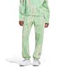 adidas Truecasuals High-Waisted Printed Straight-Leg Sports Pants Women Bottoms Bright-Green Light-Pink HT1104