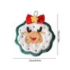 Christmas Hand Towels 2025 Elk Santa Tree Pattern Cleaning Cloth Coral Fleece Plush Towel Absorbent Hang Wipe Xmas Decor