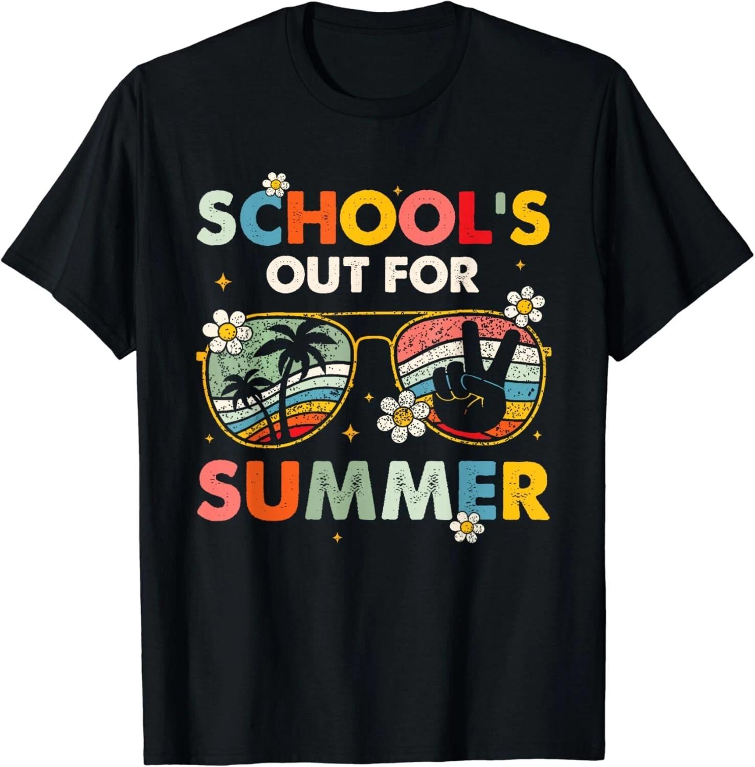 

Retro School s Out For Summer Happy Last Day Of School Gift Unisex T-Shirt XL