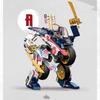 384 peças MOC 71792 Temporada Fantasma Série 17 Mecha de Deformação Sora Corrida Quebra-cabeça Tijolo Educacional Montagem Bloco de Construção Brinquedo