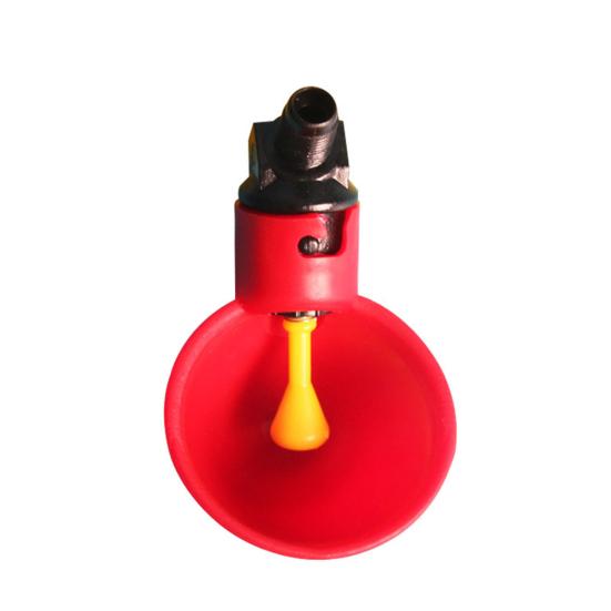 10Pcs Water Bowl High Capacity No-Spill Plastic Automatic Animal Drinking Feeder for Chicken