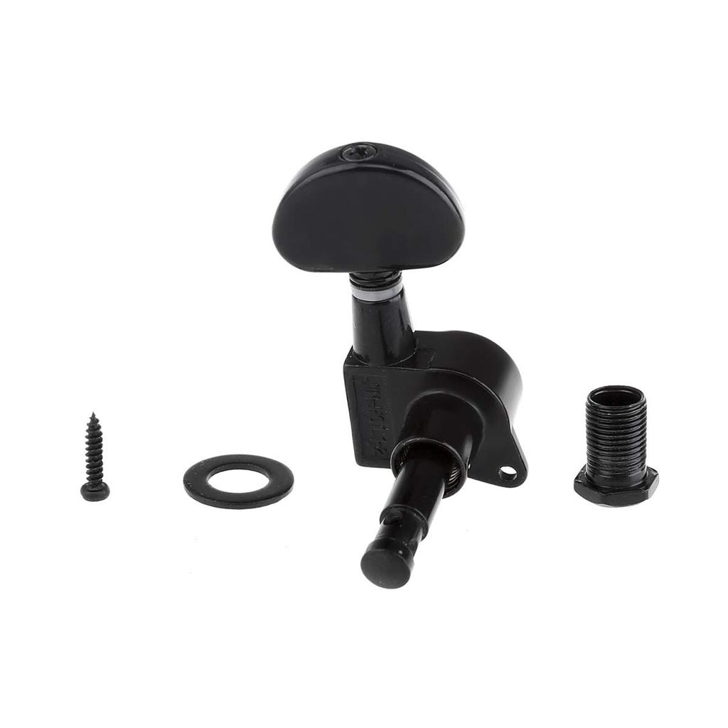 Klucze Wilkinson Guitar Black E-Z-LOK 3+3 Elektryczne/Akustyczne,