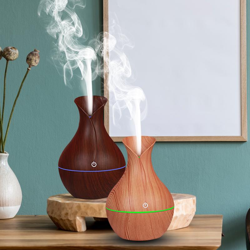 Hot Mini Portable Car Diffuser Essential Oil Car Scent Diffuser Machine Electric USB Aromatherapy Diffuser Humidifier Vase