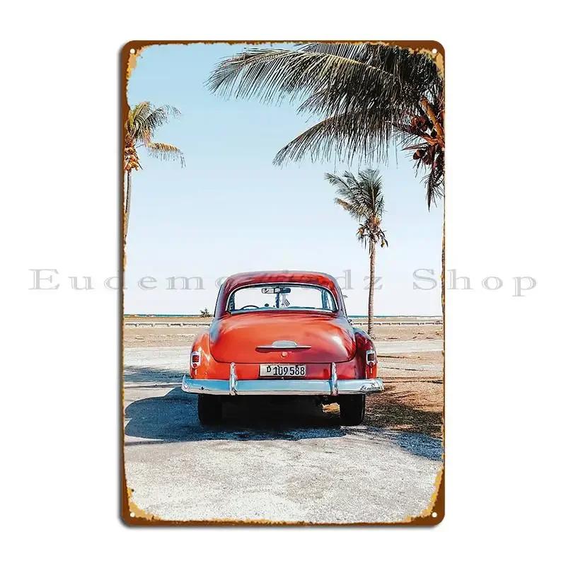 Vintage Car Metal Signs Mural Designing Classic Wall Custom Create Tin Sign Poster 20x30cm(7.8x11.8inch)