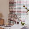 Curtains Finished, Bohemian Bedroom Small Window Decoration Semi-Blackout Kitchen Curtain Covering Small Window