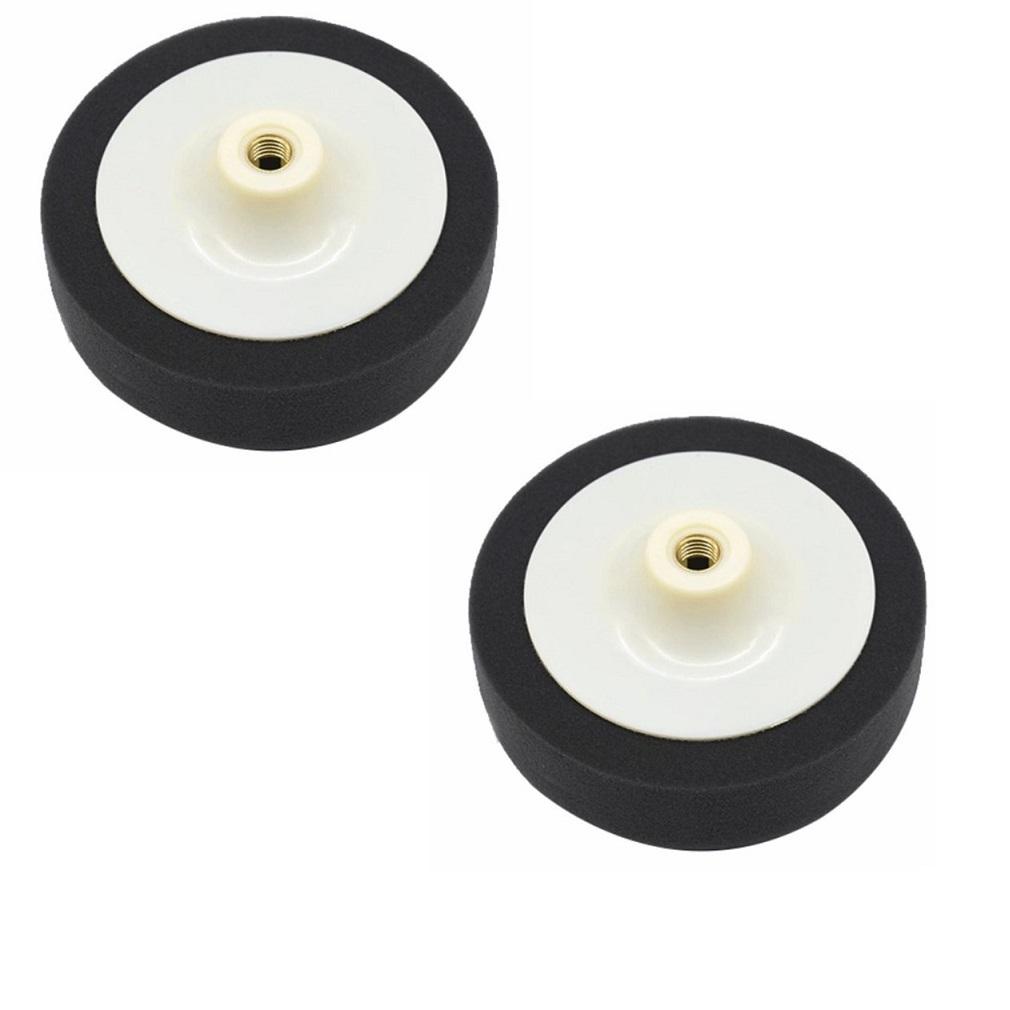 For Car Polishing Sponge Heads Replacement Accessories Black Buffing Wheel Sponge Foam Standard Compounding 1pcs For Car