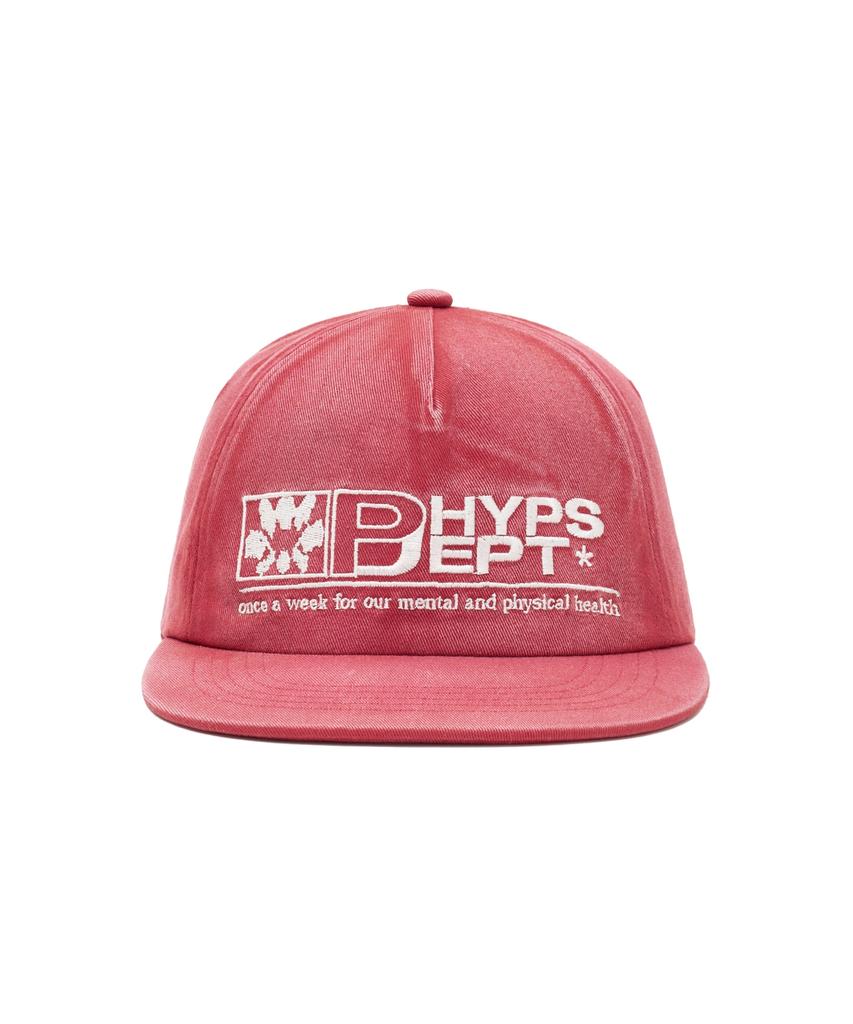 PHYSICAL DEPARTMENT Flower Debt Trucker Cap_Red