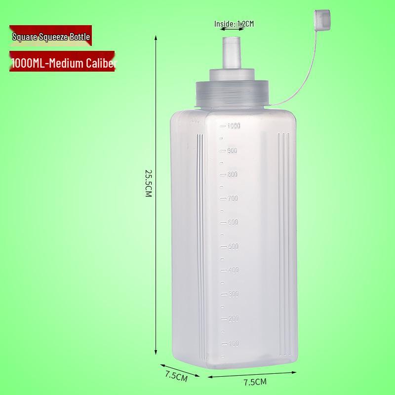Commercial Tomato Salad Dressing Plastic Squeeze Bottle - Food Grade, Wide Mouth, Ideal for Jam and Milk Tea