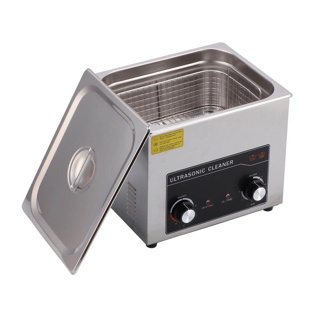 Ultrasonic Cleaner Household Ultra Sonic Tank Stainless Steel Instrument Cleaning Machine A10LEU Plug 220V