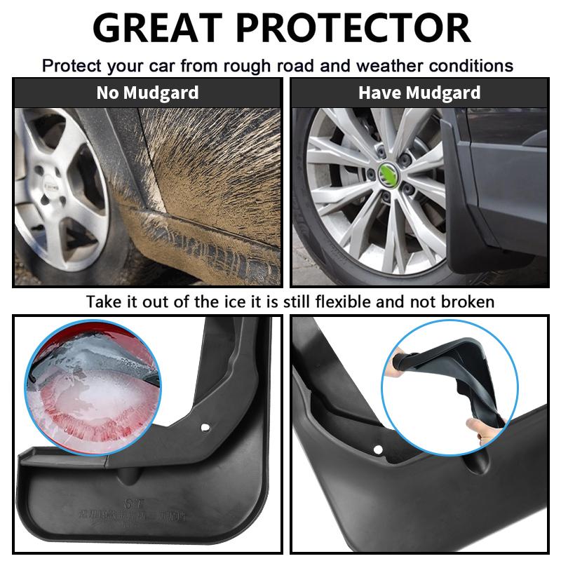 Mudguards For Hyundai Sonata DN8 10th Mud Flaps 2020 2021 2022 2023 2024 Guards Fender MudFlaps Front Rear Car Accessories