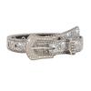 Glänzende Strass-Dornschließe Taillengürtel Nischendesign Damen-Trend Europäischer und Amerikanischer Retro-Mode-Taillenband