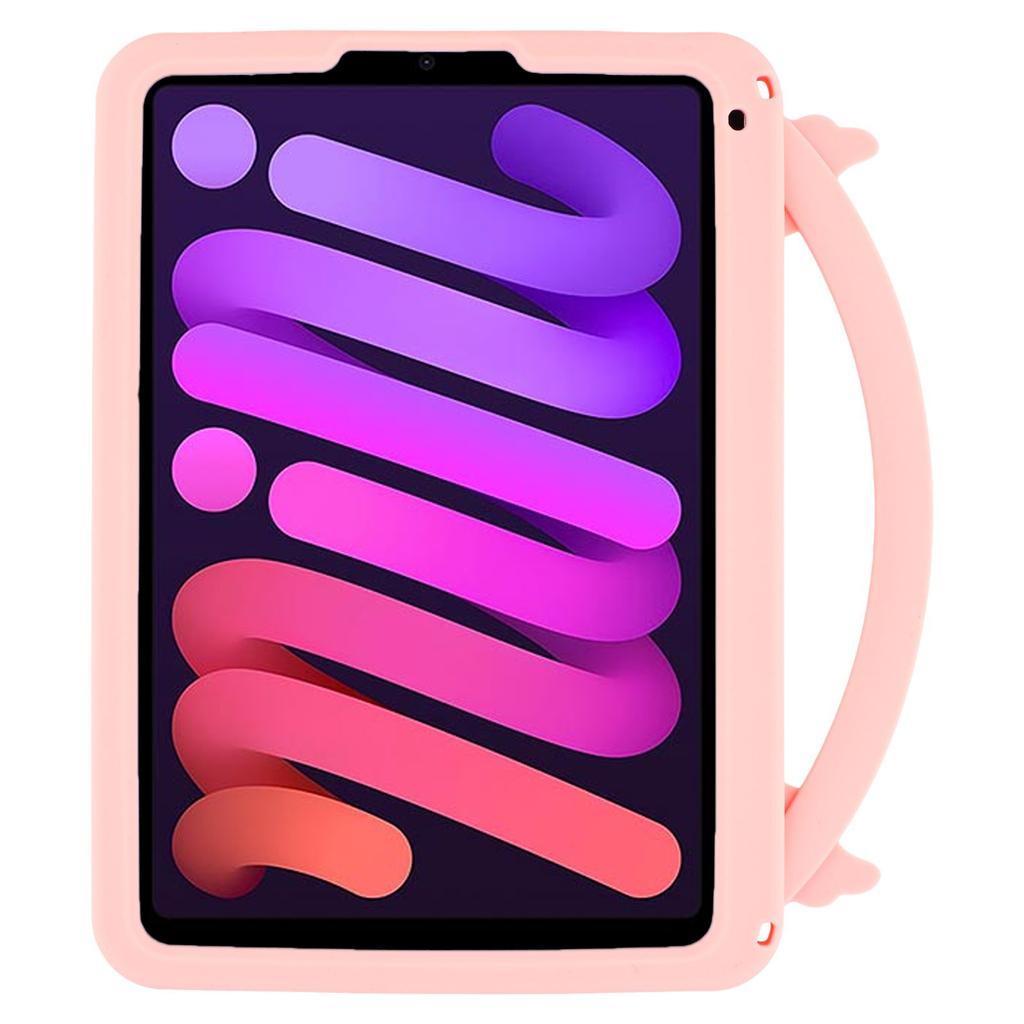 For iPad mini (2024)/(2021) Case Handle Rotating Kickstand Unicorn Silicone Tablet Cover