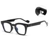 Black Square Frame Glasses Spectacles Frame Women Men Fashion New Retro Square Eyewear New Korean Style