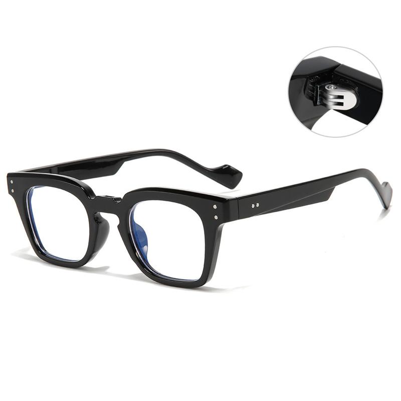 Black Square Frame Glasses Spectacles Frame Women Men Fashion New Retro Square Eyewear New Korean Style