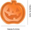 Halloween Plastic Serving Trays Pumpkin Ghost Bat Candy Snack Plates for Party Table Decoration Display Holiday Props