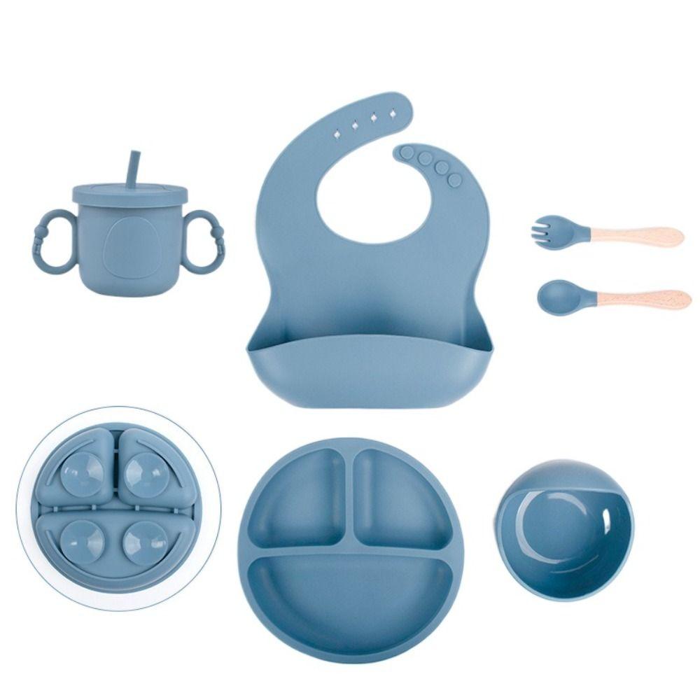 Strong Suction Children's Silicone Cutlery Feeding Tableware Baby Feeding Bowl  For Infant