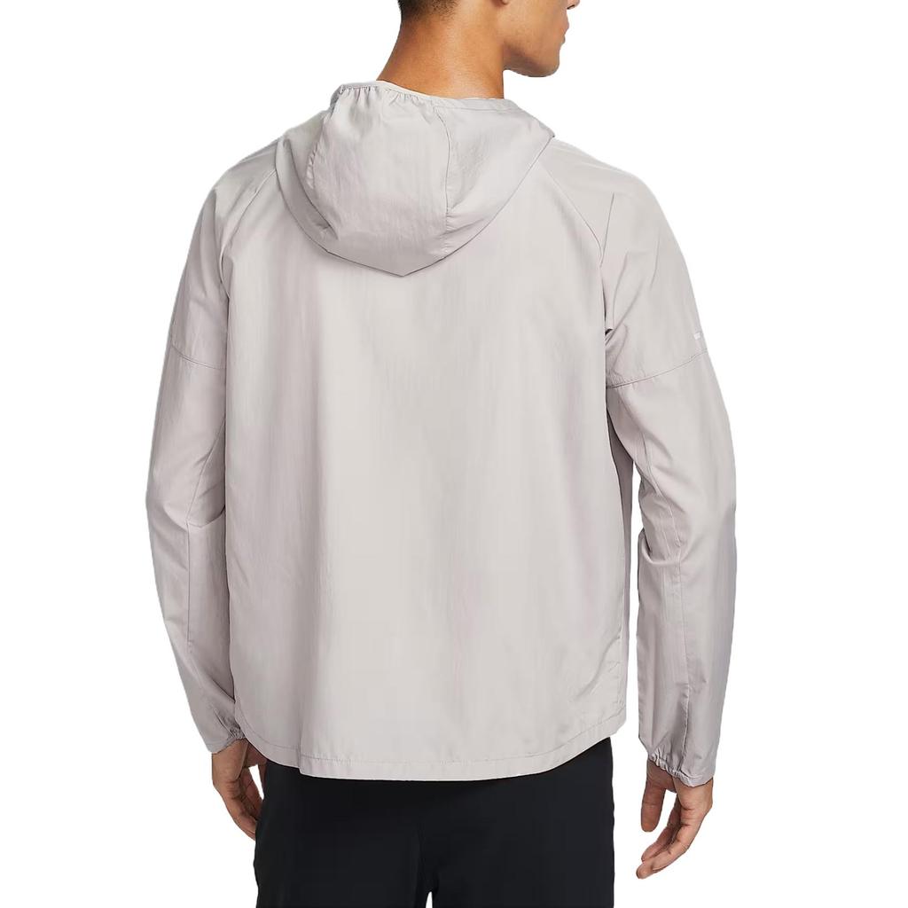 Nike Miler Solid Reflective Water-Resistant Hooded Zip-Up Running Jacket Men Jackets DD4747-211