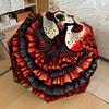 1 ST Danseres Rose Paraplu-8 Ribben Versterkt, Automatisch Openen, Lichtgewicht & Duurzaam, Schattig Mode-Accessoire voor Buiten-T112