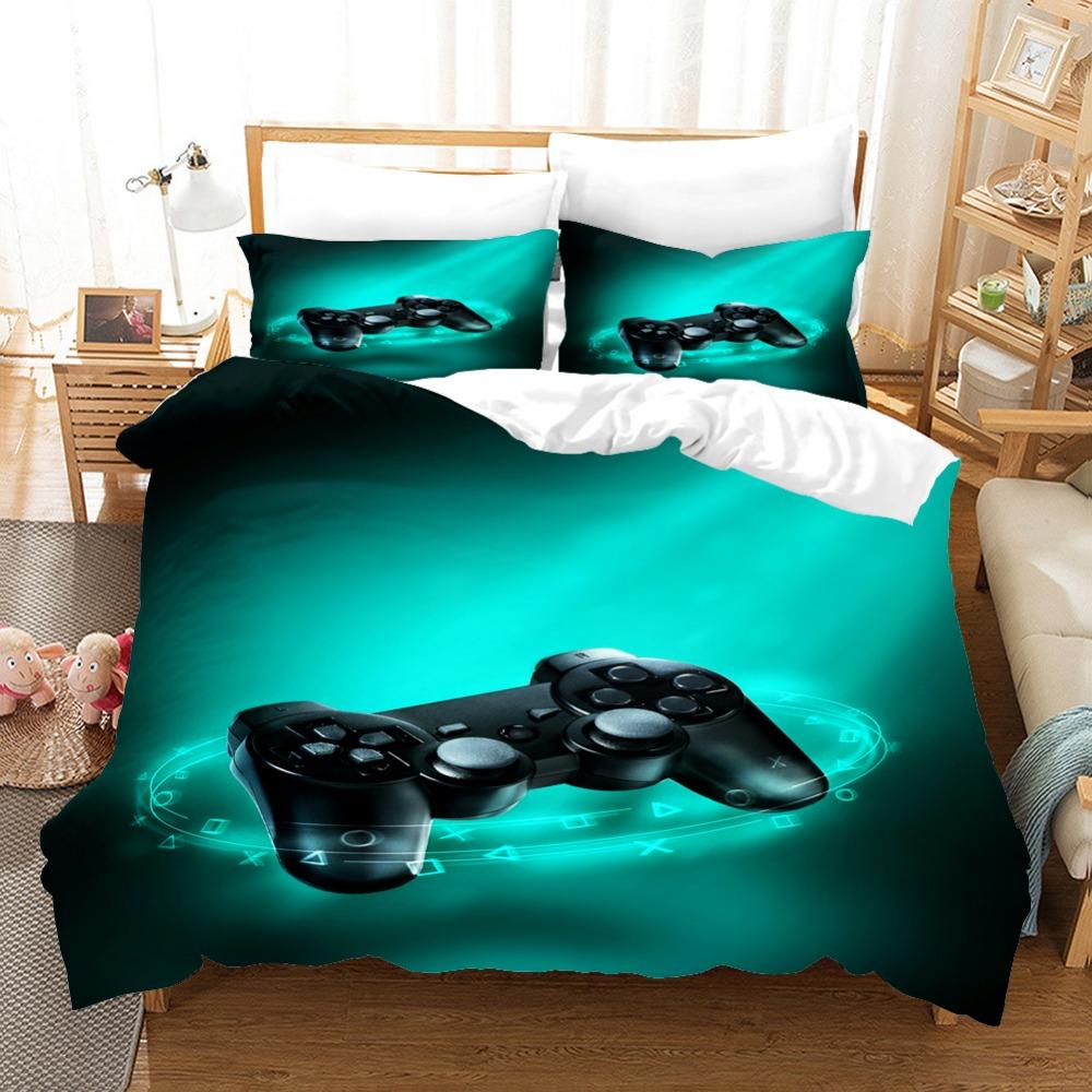 Gamepad Digital Printing Bedding Four-Piece Set Three-Piece Set Bed Sheet Quilt Cover