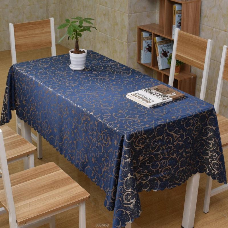Hotel Restaurant Restaurant Restaurant Großer Stand Tischdecke Haushalts-Tischdecke Quadratisch Rechteckig Quadratische Tischdecke Marineblau