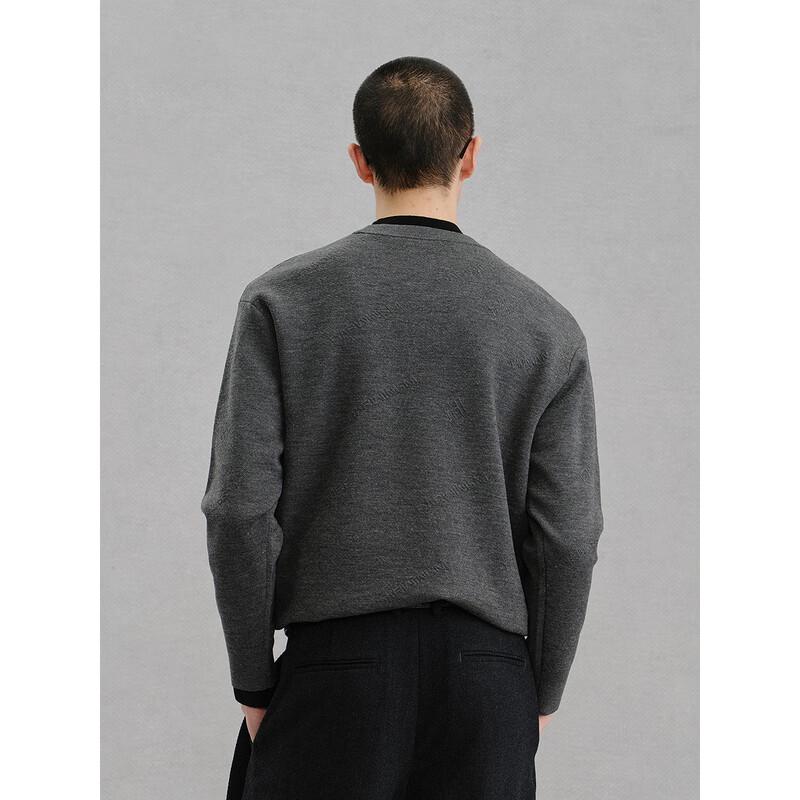 GXG Men's Solid Jacquard Knit Pullover Sweater