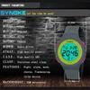 Mens Student Sports Watch Waterproof Military LED Display Multifunctional Alarm Clock Digital Watches Men reloj hombre