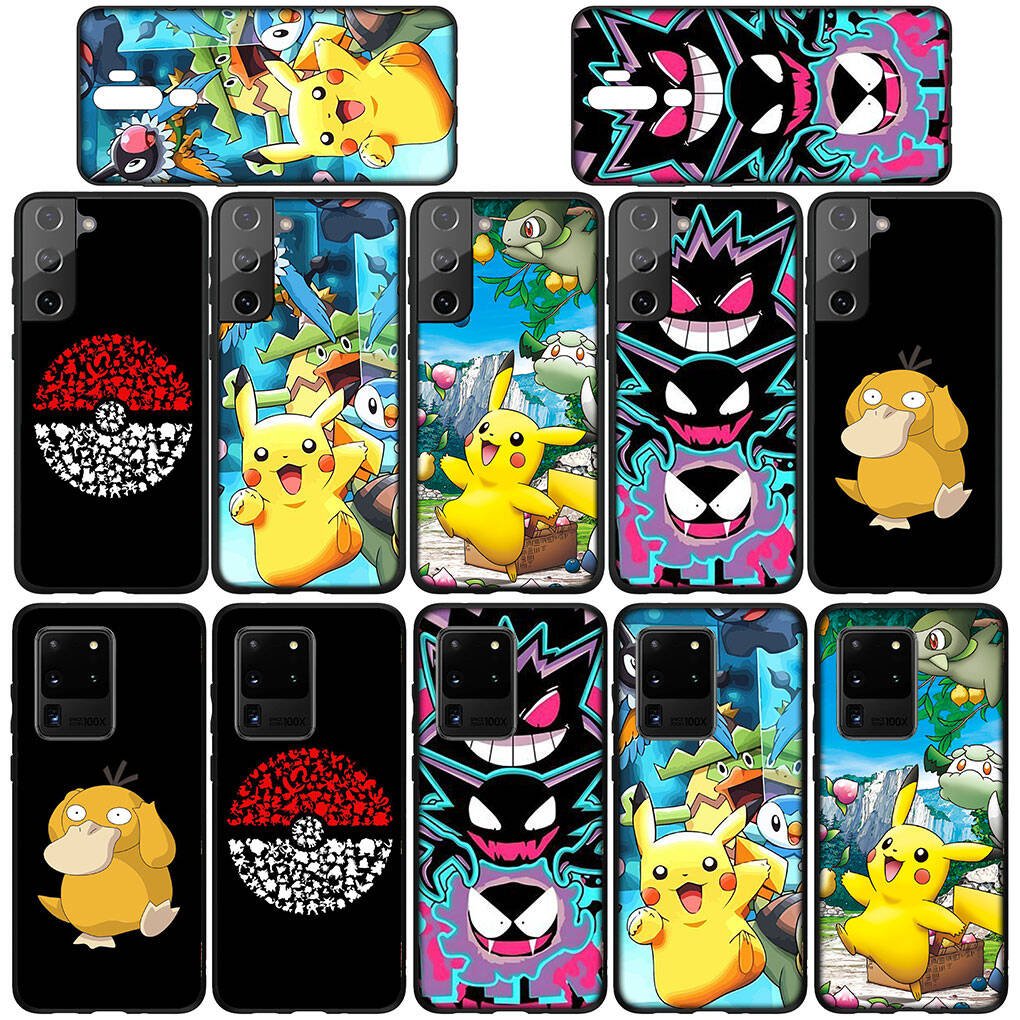 Phone Case for iPhone 17 16 15 Plus Xiaomi Poco F8 F7 F6 X7 X6 M8 C85 C75 Redmi Note 14 12 11 13 Pro Max A4 14C 13C 15C Comics Pokemon GO Pikachu Cute